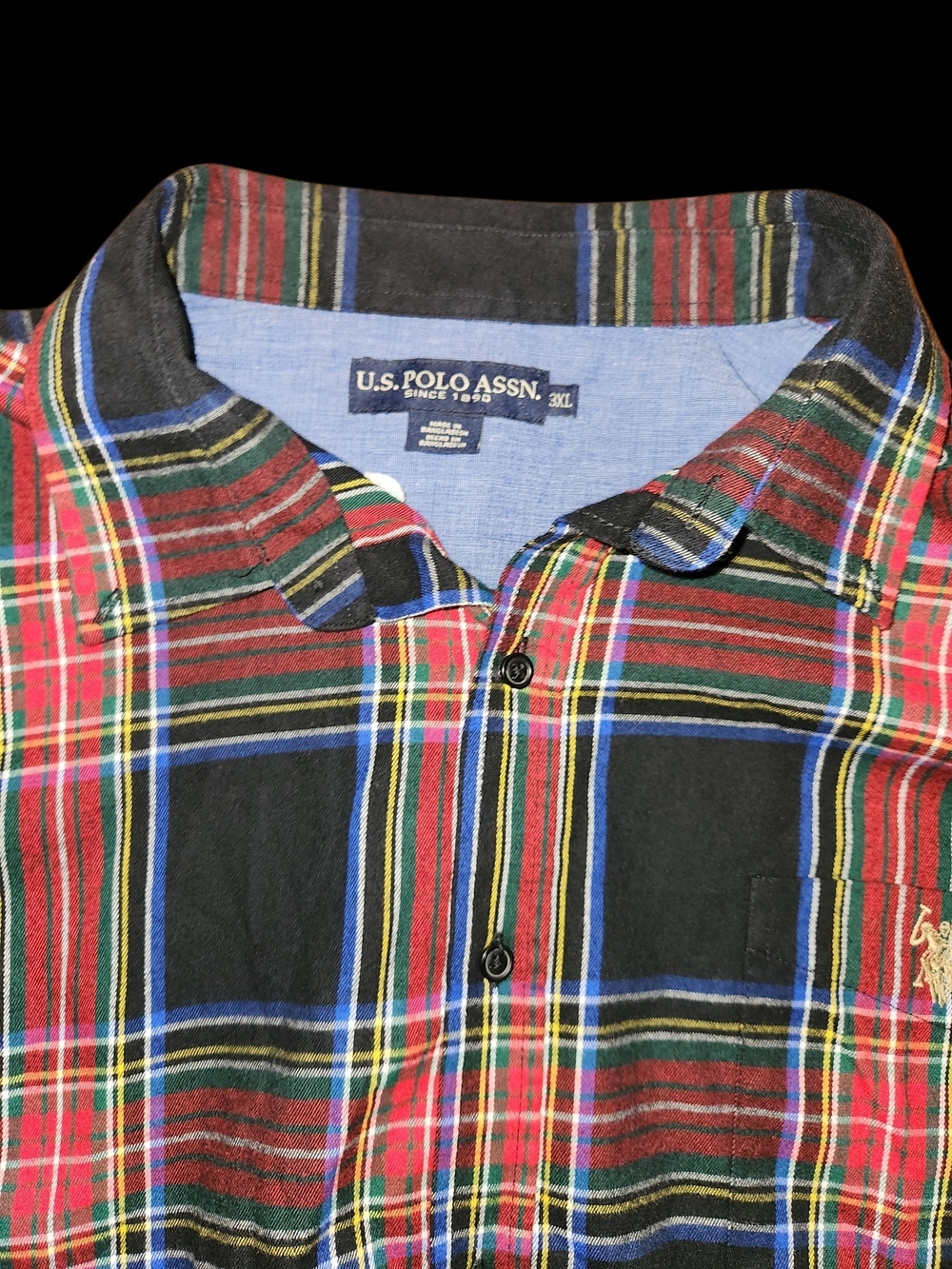 Ralph Lauren Polo long sleeve flannel shirt multicolor size 3XL